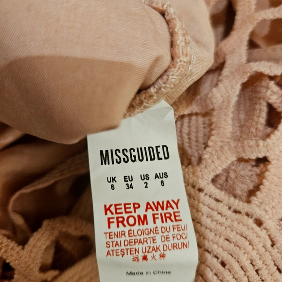 MISSGUIDED CROCHET DRESS - Picture 12 of 13